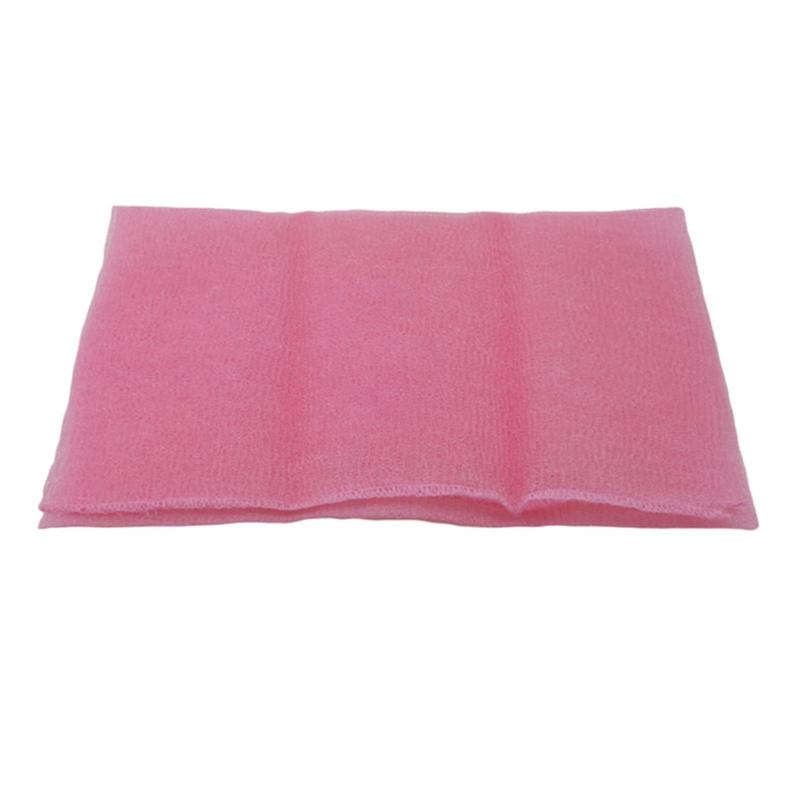 Product Introduction of Body Washing Clean Exfoliate Puff Body Nylon Wash Cloth Bath Towel Mesh Scrub Bodys Treatment Bath Shower Products Solid Color 25