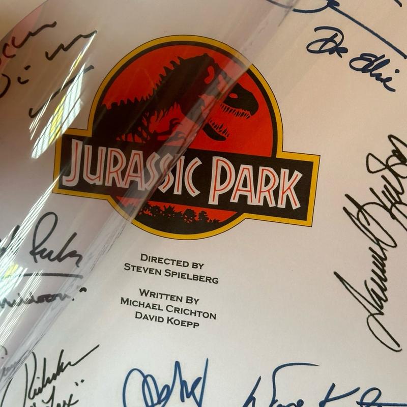 JURASSIC PARK Movie Scrips with Printed Cast Signatures 3