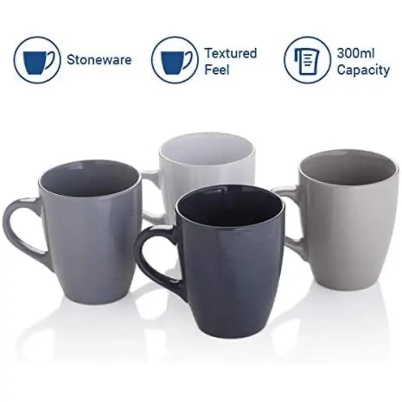 Sabichi Texture Value Mug Set - Perfect for your Morning Drinks - Cup, Drinkware Coffee Beverage 0