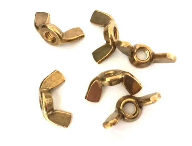 Solid Brass Wing Nuts for Metric Bolts and Screws - M4, M5, M6, M8, M10 3