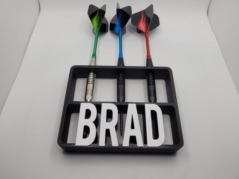 Personalisable Dart Holder | Dart Holder Name | Customizable Dart Gift | Perfect Organiser for Dart Lovers | Games Room Gift | GIft for Him 6