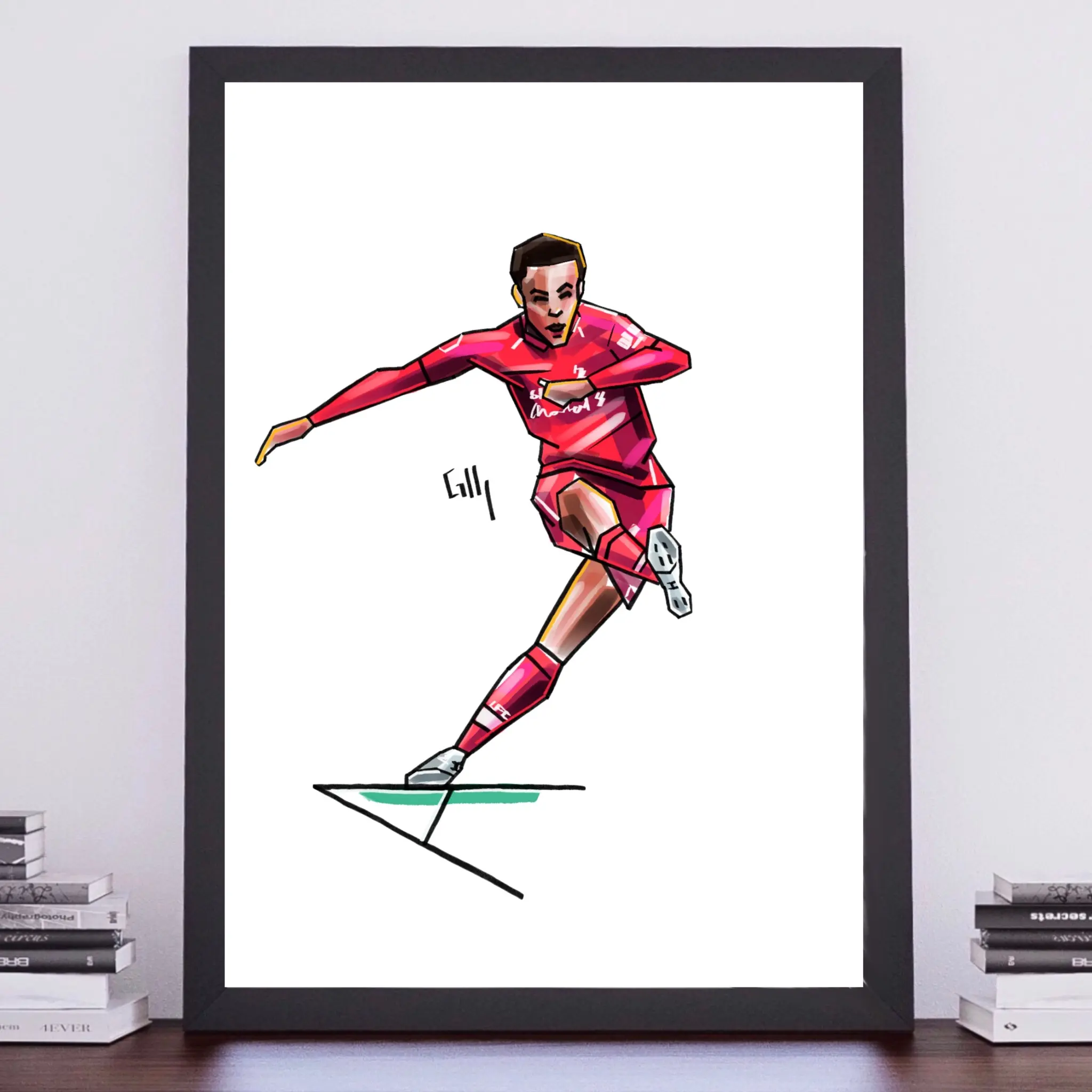A4 Art Print - Trent Corner Taken Quickly