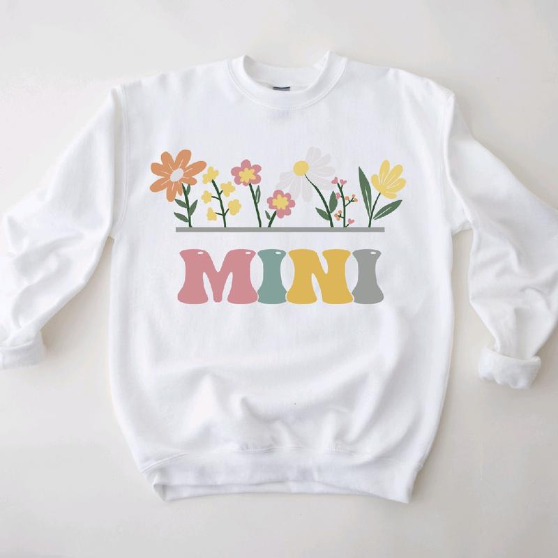 Mother and Daughter Matching Sweatshirt Jumper or T-Shirt 2