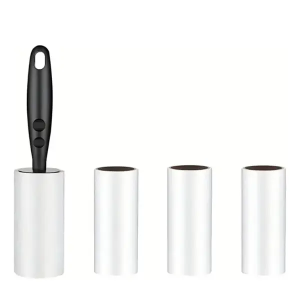 Lint Remover Bulk Refills Sheets Rollers, Pet Hair Remover Roller Quickly Removes Animal Fur, Cat & Dog Hair, Dust & Fluff from Clothes black dogs & cats
