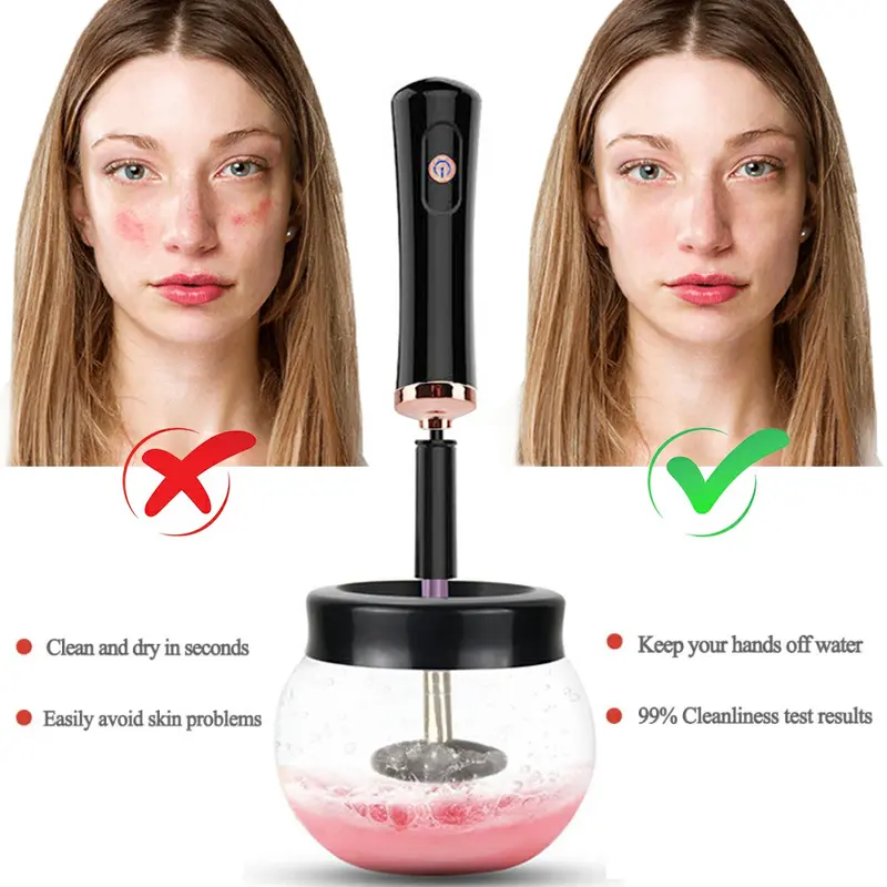 Electric Make up Brush Cleaner Dryer Set Machine Cosmetic Auto Clean Quick Dry Makeup Cleansing 1
