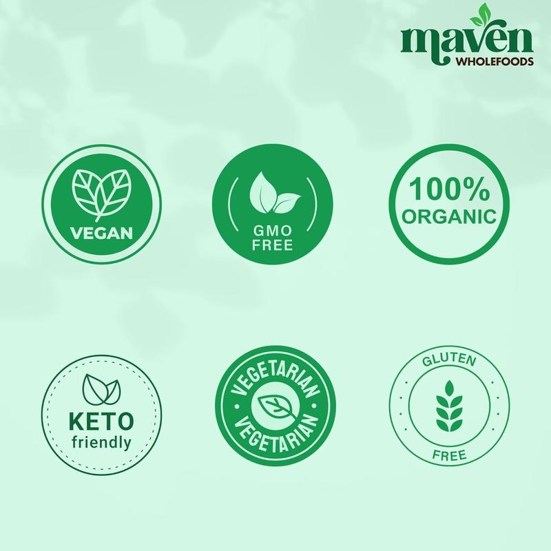 Maven Wholefoods Organic Brown Basmati Rice 500g - GMO Free, Raw, Vegan, High Fibre, Certified Organic, Source of Protein Grain Carb 6