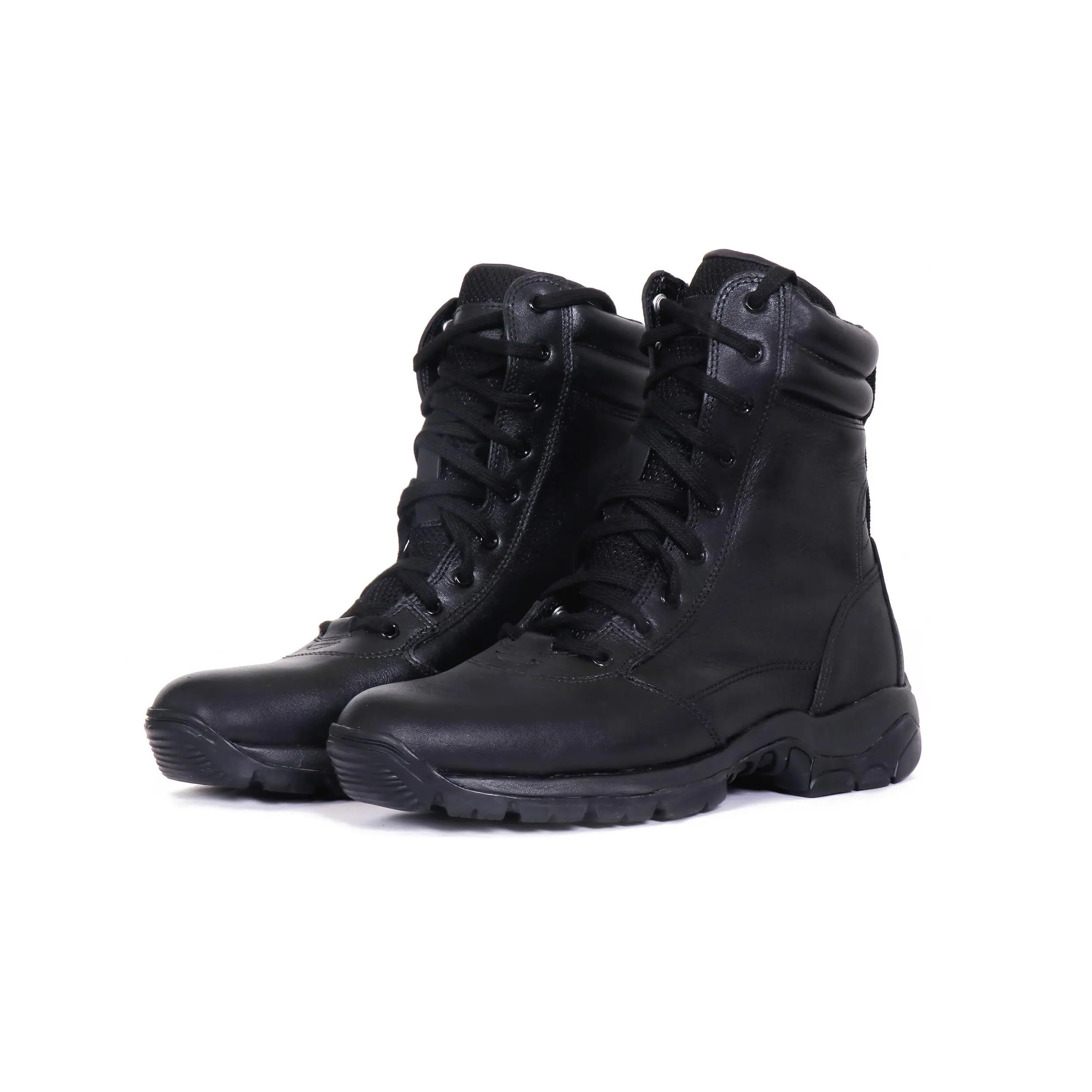QUIVE Combat M-21 Mid-Calf Lace up Leather Boots, Comfortable, Tactical & Work