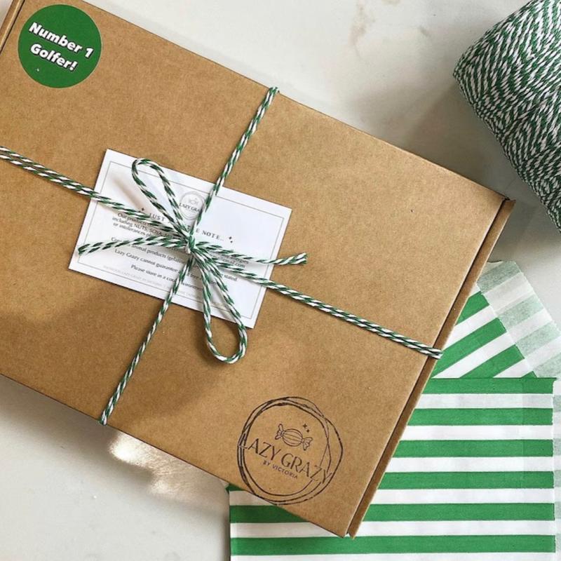 Golf and beers inspired sweet box 2