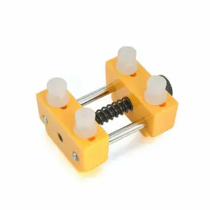 Yellow Holder Adjustable Watchmaker Repair Tool Watch Back Case Cover Opener UK 3