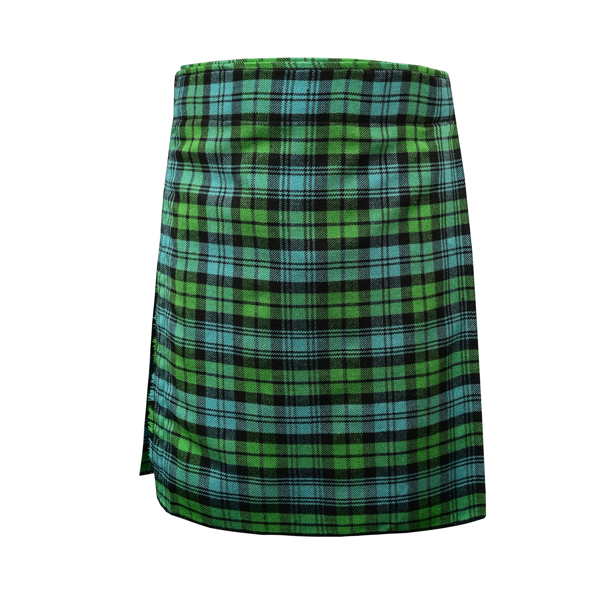 Men Scottish Campbell Tartan Kilt Traditional Highland 5 Yard 16oz Acrylic Wool Kilt Scotland Wedding Highlander Skirts