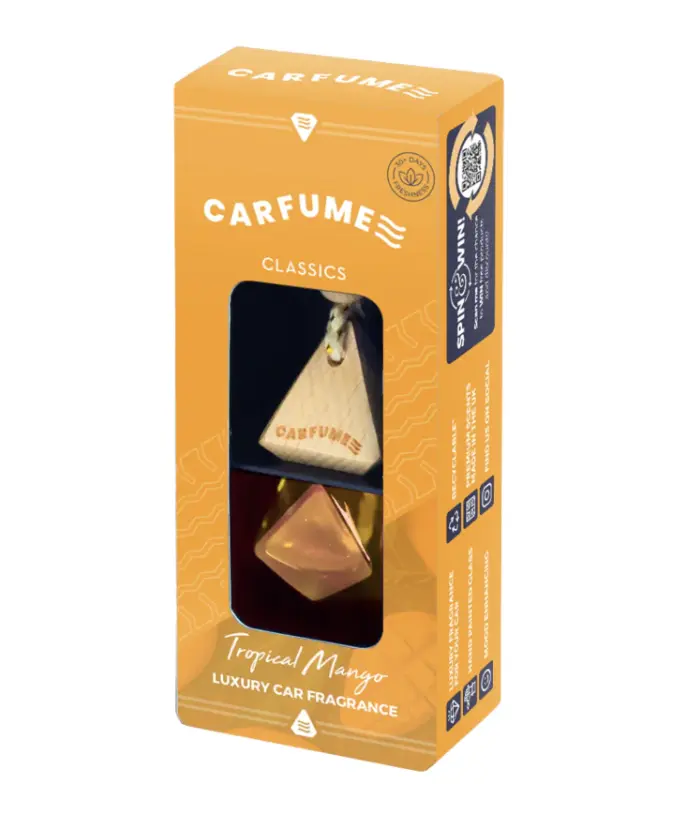 Carfume Classics Tropical Mango - Luxury Car Oil Diffuser Air Freshener