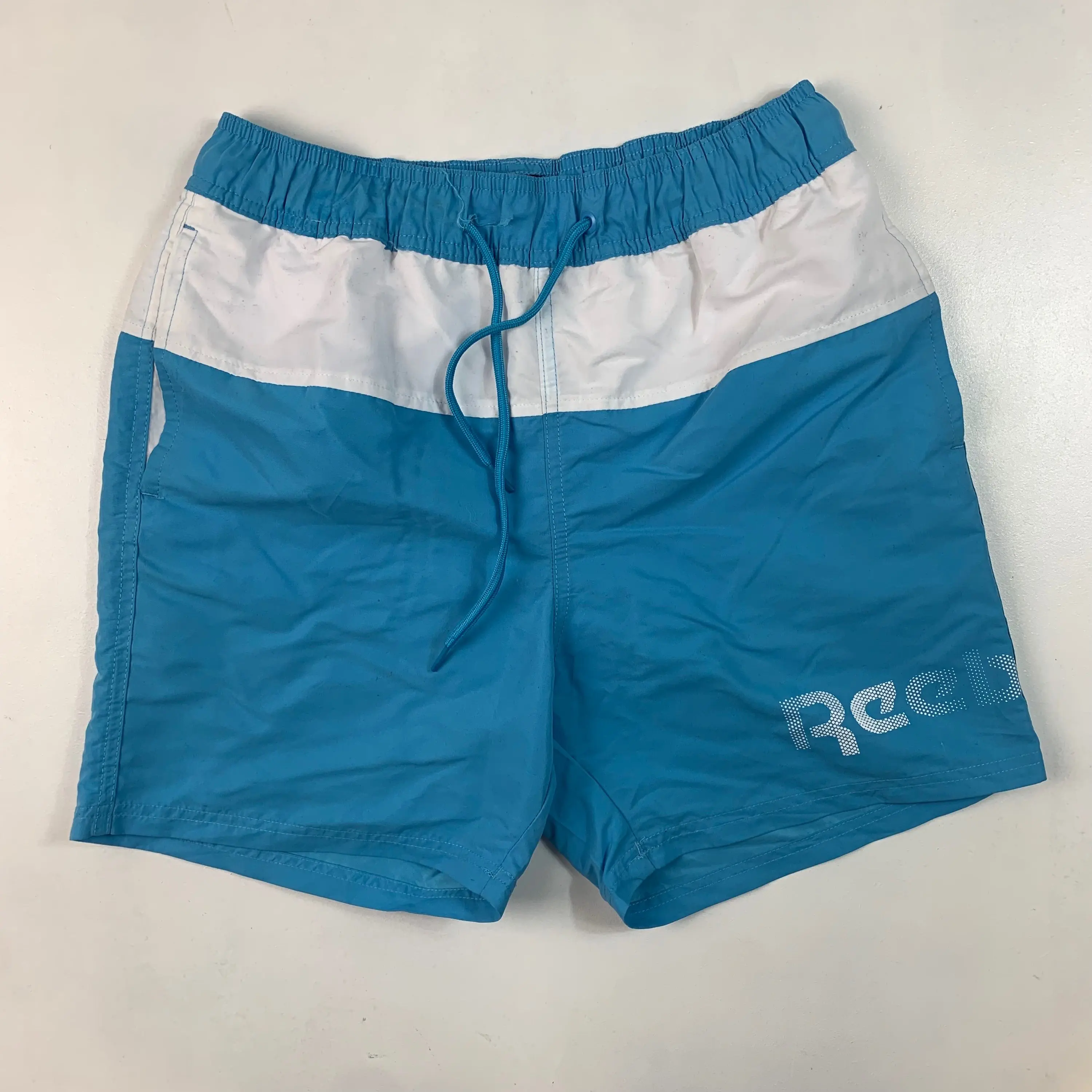 Reebok Light Blue Swim Shorts, Small