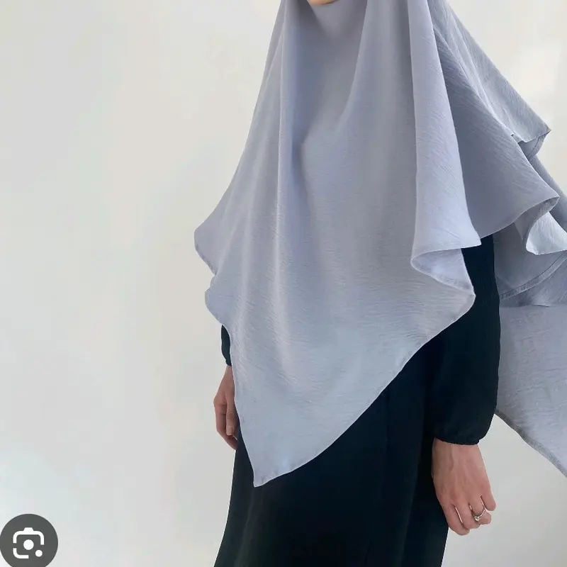 Khimar 2 way tie. Comfy material. Nidda Material 1