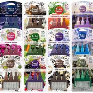 Perfect Scents 3 Scents Refill (All Scents Available) Home Air Freshener - Compatible with 3volution Plug,Up To 90 Days* Eliminates Odours & Freshens 20ml Fragrance Pack *Choose Your Own Scent*