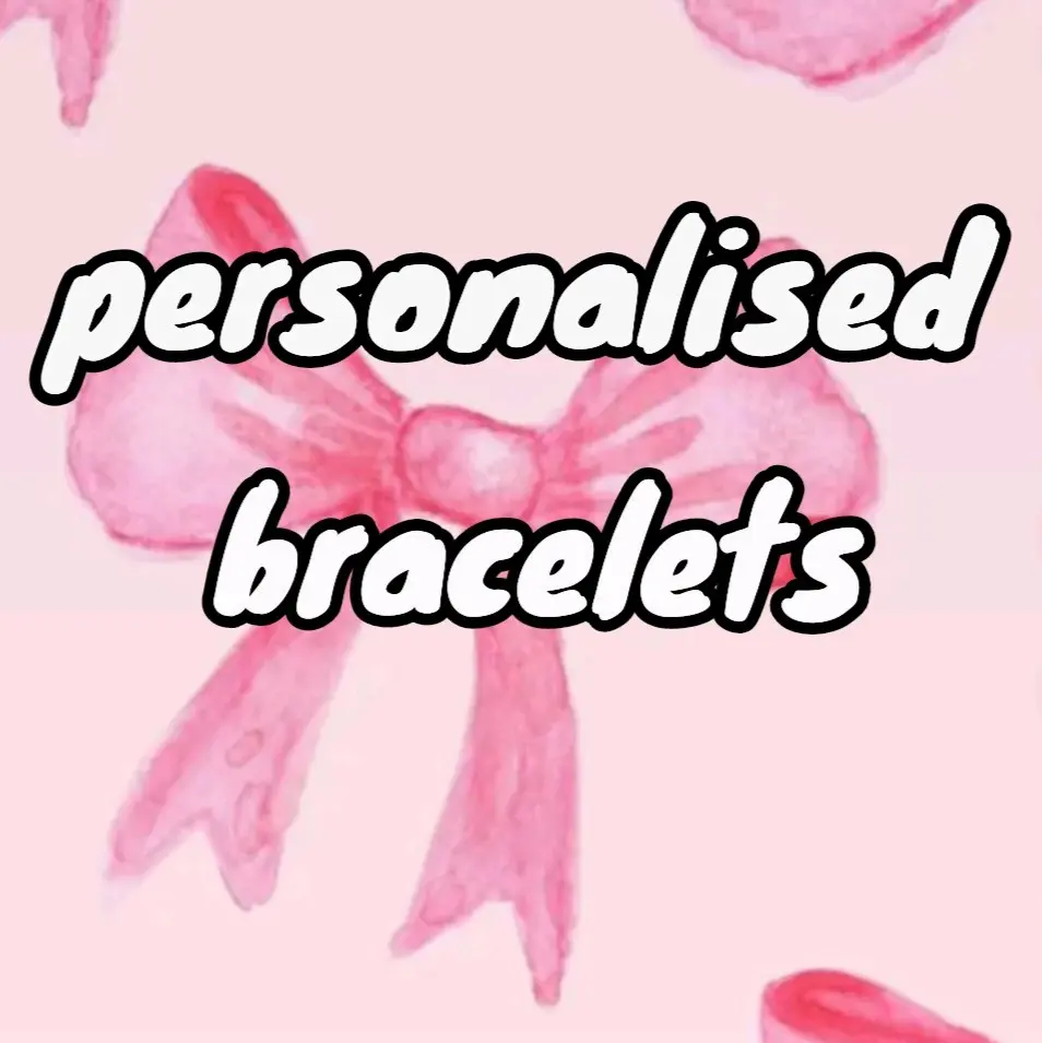 personalised bracelets