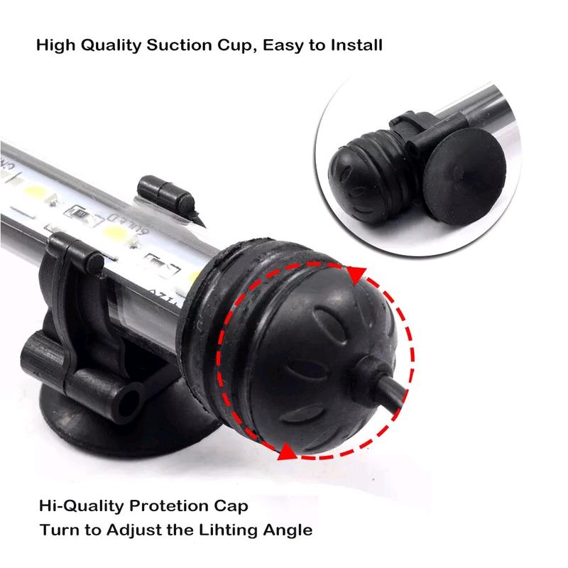 Fish Tank Light 28 CM LED Aquarium LightBlue LED Light Bar Stick Fish Tank 7