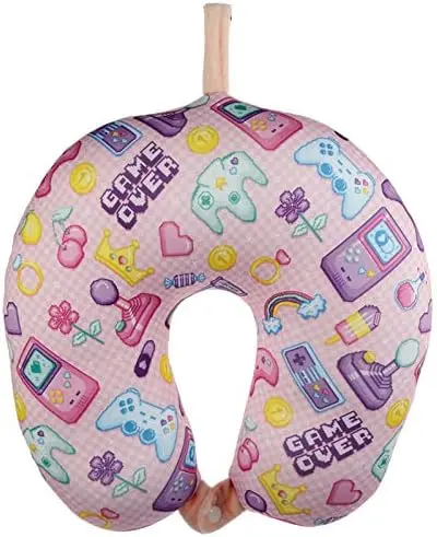 Puckator CUSH233 Relaxeazzz Next Gen Game Over Travel Pillow & Eye Mask Set 1