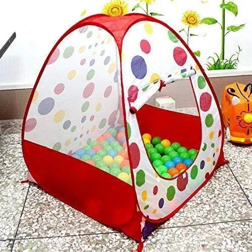 Pop UP Children Kids Baby Play Tent Play House Spotty Indoor Outdoor Tale Tent 2