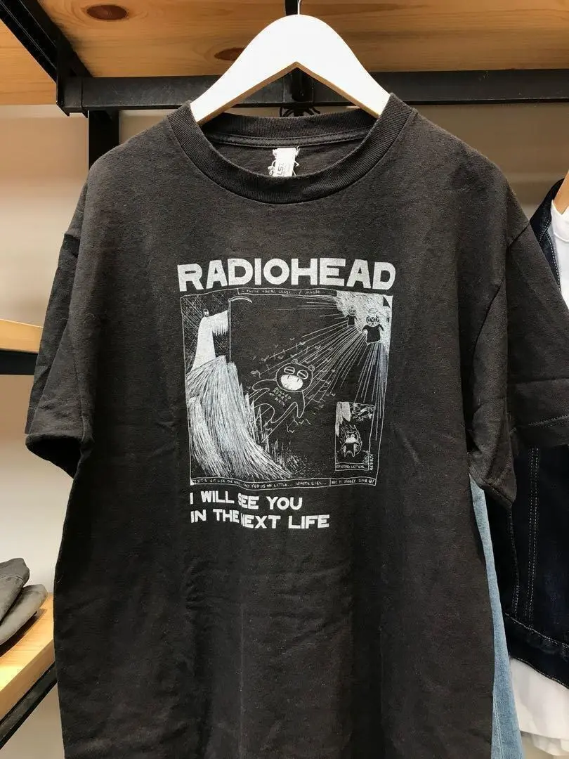 Radiohead Vintage Tour T-Shirt, Music Band Shirt For Fan Shortsleeve Unisex T-shirt