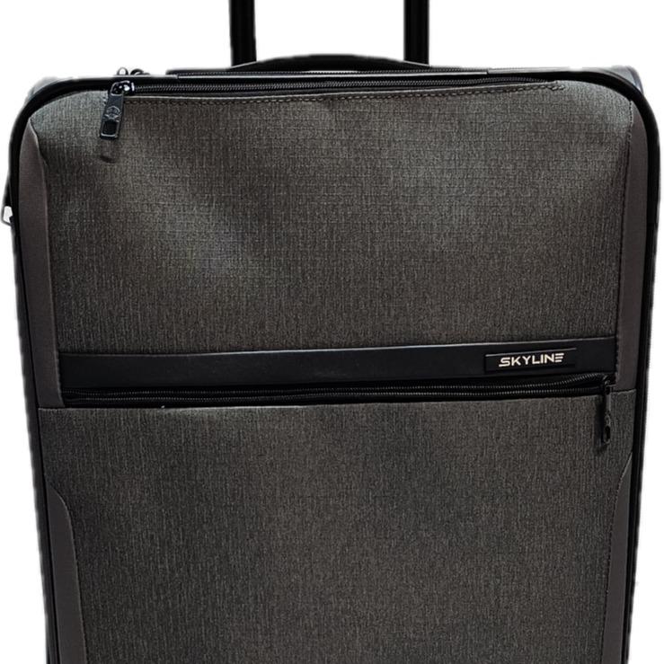 20/24/28 Inch Lightweight Soft Shell Suitcase 4 Wheels Cabin Medium Large Set Of 3 Luggage Expandable Pockets Travel Holiday Clothes Shoes Bus Plane Car British Airways Jet2 Virgin Emirates Atlantic KLM Lufthansa 9