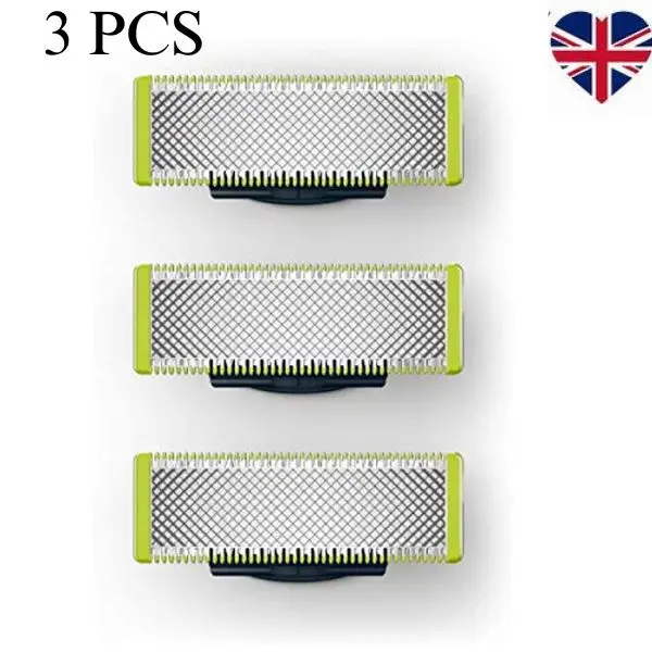 3Pcs Philips Replacement Men Shaver Razor Heads OneBlade Razor  – QP2520/QP2523/QP2530 Comfort 0