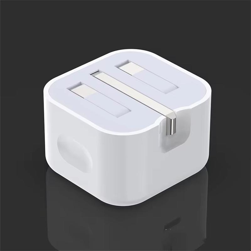 Fast Charging Dual Ports PD 20W UK Adapter USB & C Charger for iPhone Samsung HTC - Mobile Phone Accessories - Electronic Devices Smartphone Cellphone 8