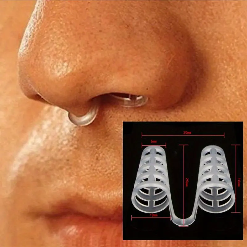2/4/8pcs Mini Anti-Snoring Device, Snoring Sleep Anti-Snoring Nose Clip, Anti-Snoring Device, for Better Sleep 3
