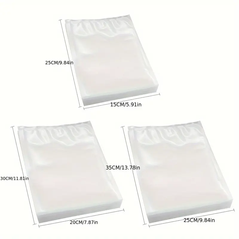 100pcs, Vacuum Sealer Bags, Puncture-Resistant, BPA-Free, For Food Storage, Sous Vide & Freezer Safe, Home Kitchen Supplies 3