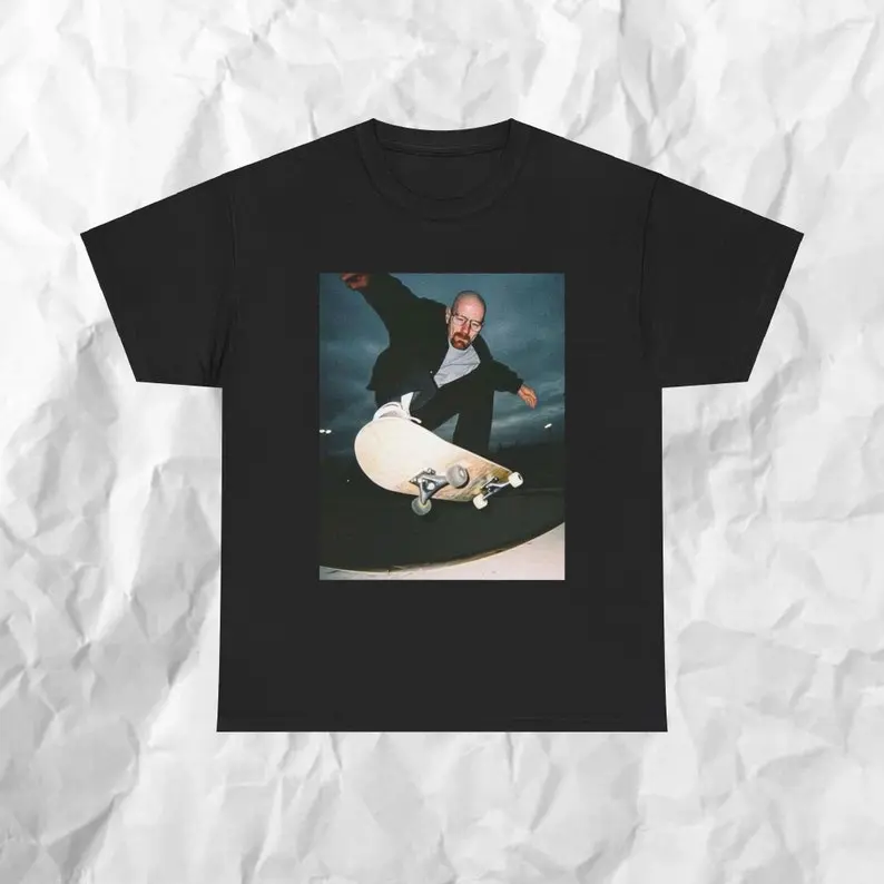 Breaking Bad, Heisenberg Vintage, Walter White 90s Skate T-Shirt, Woman and Man Unisex T-Shirt
