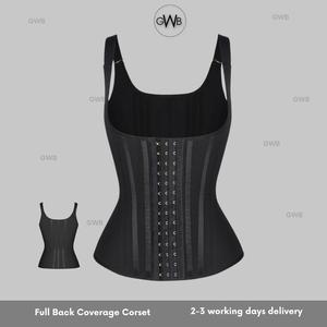 GWB Full Back Coverage Corset Shapewear Waist Trainer Corset Girdle Postpartum Compression Womenswear Adjustable Blouses Comfortable