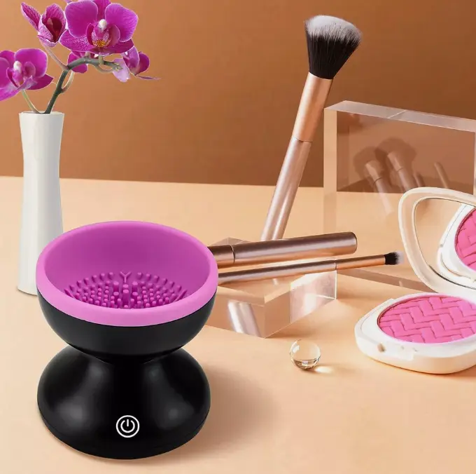 Professional Electric Makeup Brush Cleaner Machine for UK Cosmetic Cleansing 5