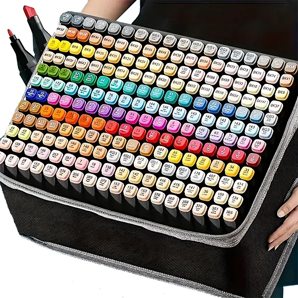 Dual Tip Marker Pens – Art Markers for Drawing, Sketching & Painting | Fine & Broad Tip Markers (12/48/80PCS) Back to School Shopping, Spring Day Gift, Art Set