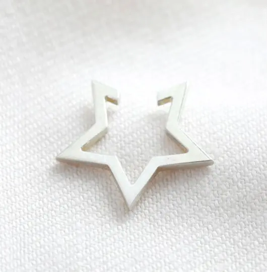 Silver Star Ear Cuff 0