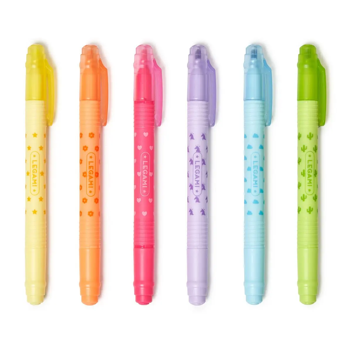 Erasable Highlighters Set of 6 Legami cute stationery school supplies erasable  pen legamierasable pens