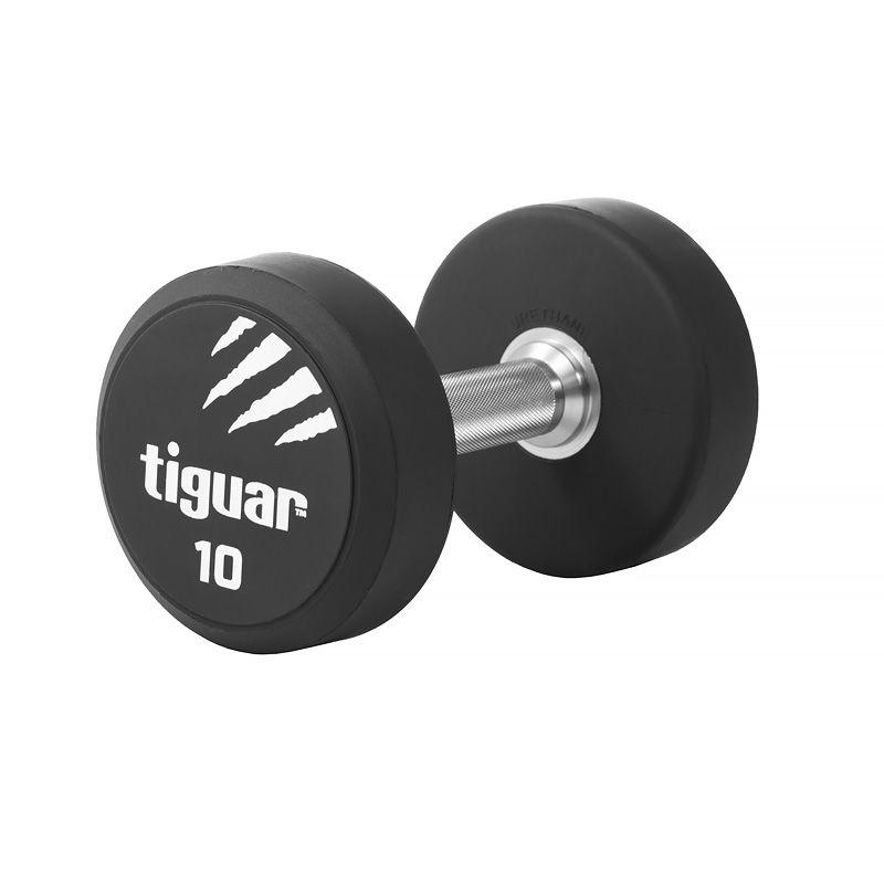 Tiguar PU Dumbbell 10 kg - Durable and Secure Training Equipment 1