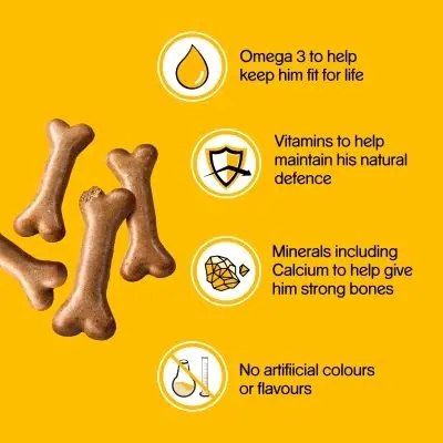 PEDIGREE BISCROK Gravy Bones - Dog Treat Biscuits (450g) box 2