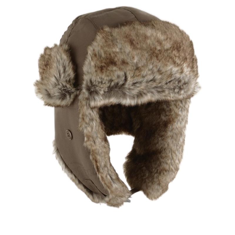 Winter Hats for Men and Women - Fashionable and Warm TASLAN USHANKA TRAPPER HAT - MID-BROWN 4
