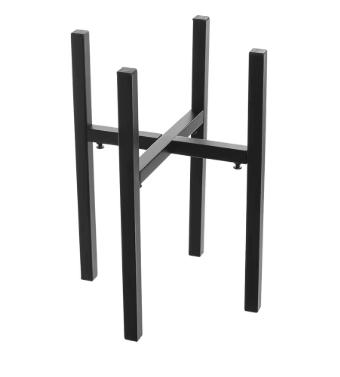 Simple Style Metal Adjustable Plant Stand, Heavy Duty Stable Plant Pot Flower, Plant Stand Indoor Outdoor Corner, Display - Black 4