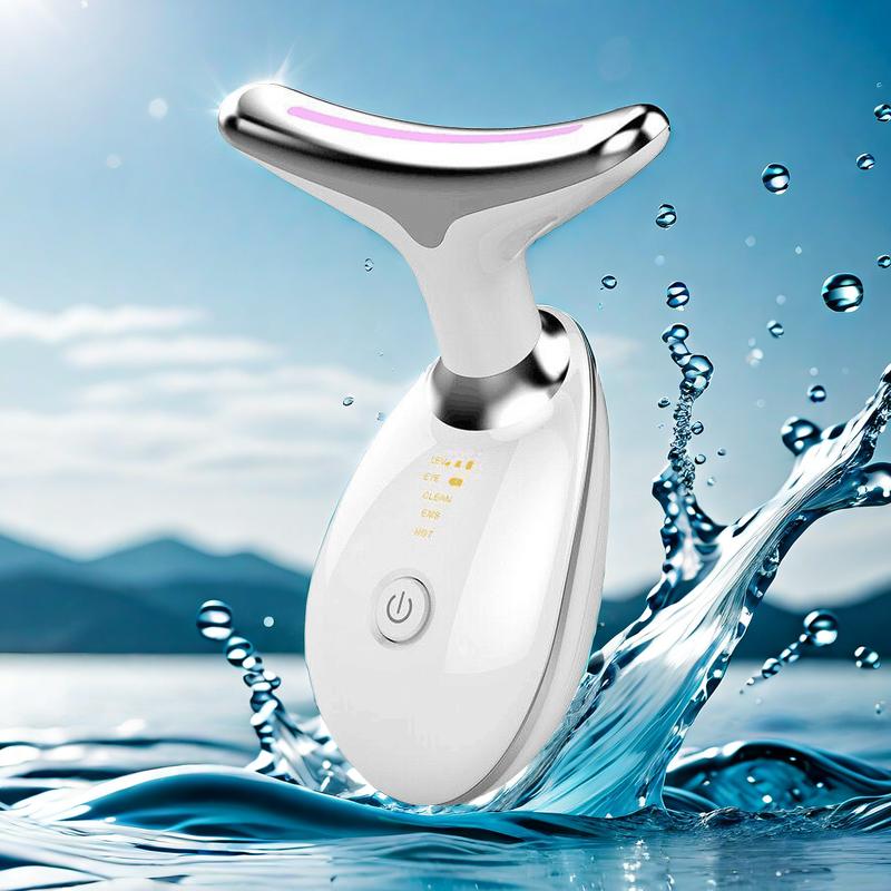 Neck Lifting Massager | Professional 3-Colour LED Skincare Tool | Gift for Women 0