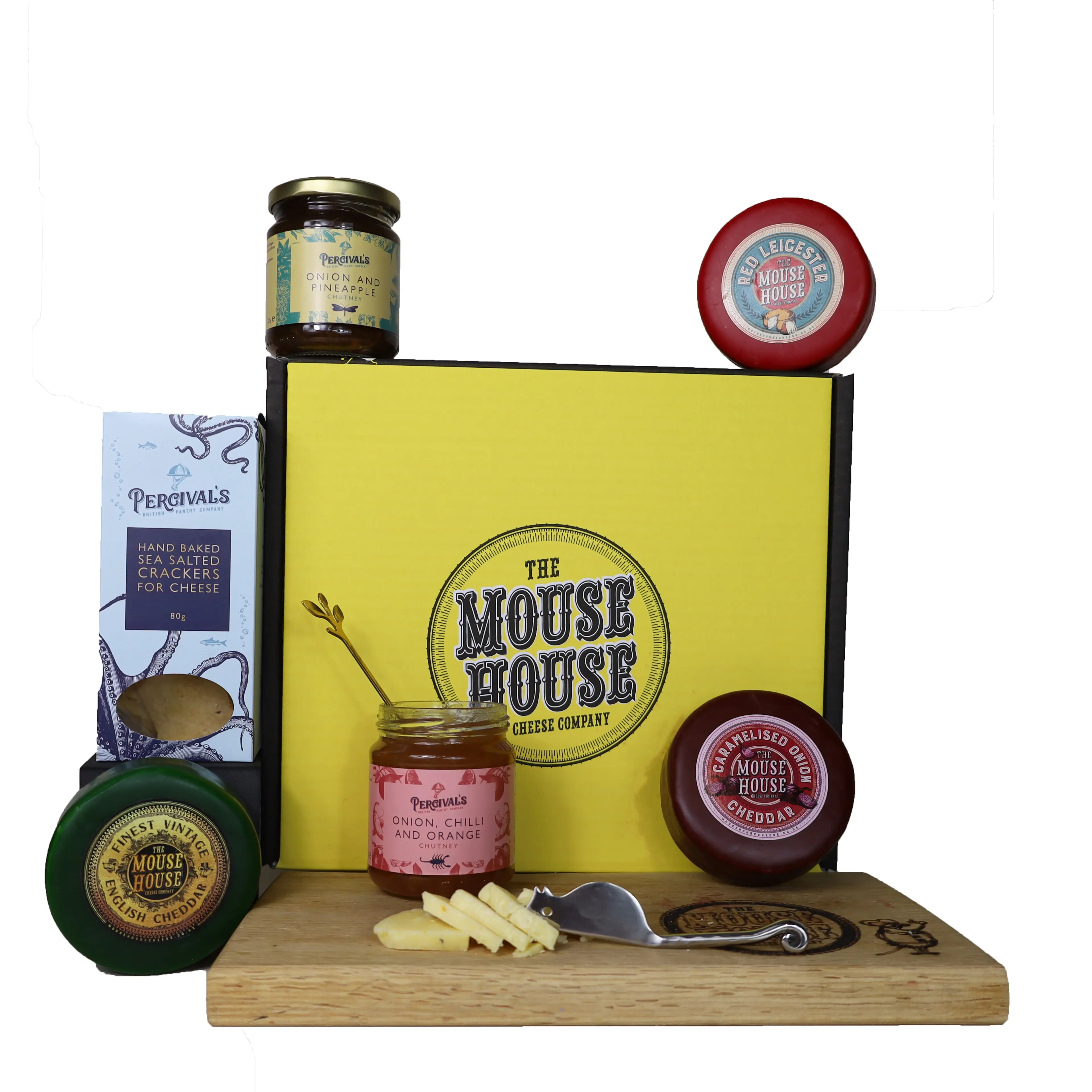 Cheddar Cheese & Chutney Gift Hamper- perfect for cheese lovers, Birthdays and Special Occasions.