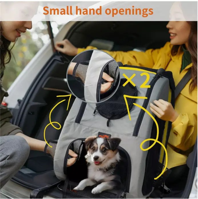 Multifunctional Pet Stroller Jogger Pushchair Dog Car Booster Seat Safety Leash 5
