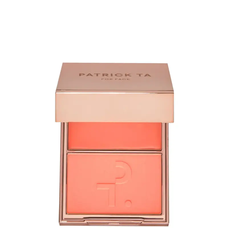 PATRICK TA Major Headlines Double-Take Cream and Powder Blush Duo (Various Shades) Makeup 4