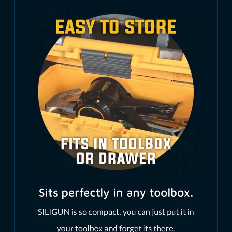 Siligun Caulk and Silicone Gun - Ideal for Latex and Acrylic Caulks - 2 Units silicone  sealant silicone 5