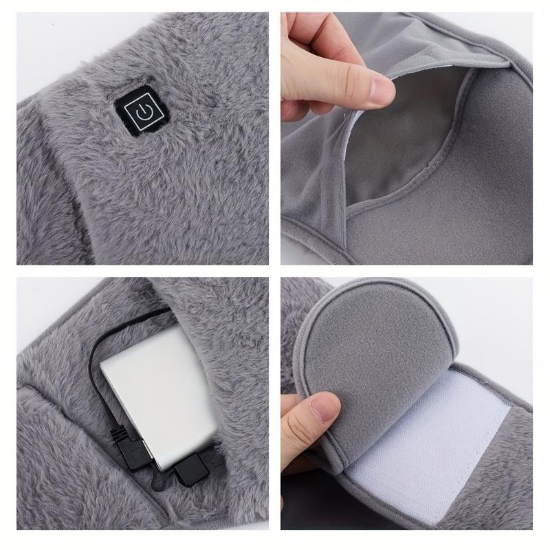 Product Introduction of One-Size-Fits-Most USB Rechargeable Hand & Waist Warmer Belt with 3-Speed Adjustable Temperature Control, Soft Crystal Velvet, Easy to Clean and Hand Washable 8