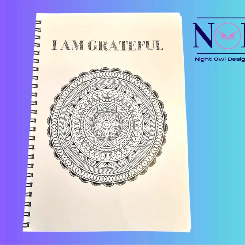 Mandala Affirmation Colouring Book - Relaxing and Meditative 4