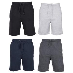 NOROZE Men's Fleece Jogging Shorts Drawstring Casual Training Running and Workout Sweat Shorts UK Sizes S-XXL Black Breathable