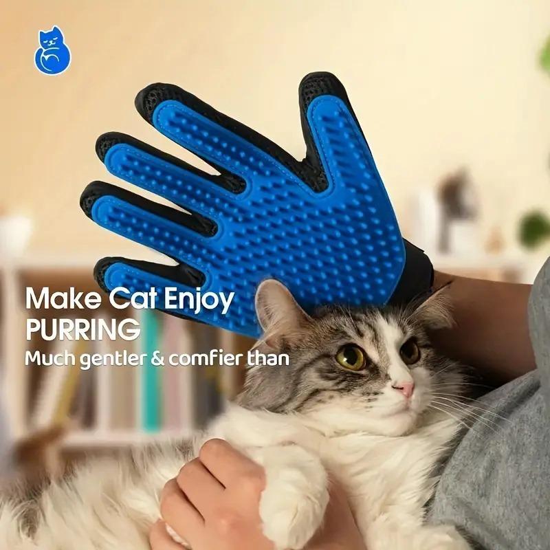 Multifunctional Pet Grooming Gloves for Dogs and  Cats - Hair Brush, Shedding Fur Remover, Clean and Massage Mitt 3