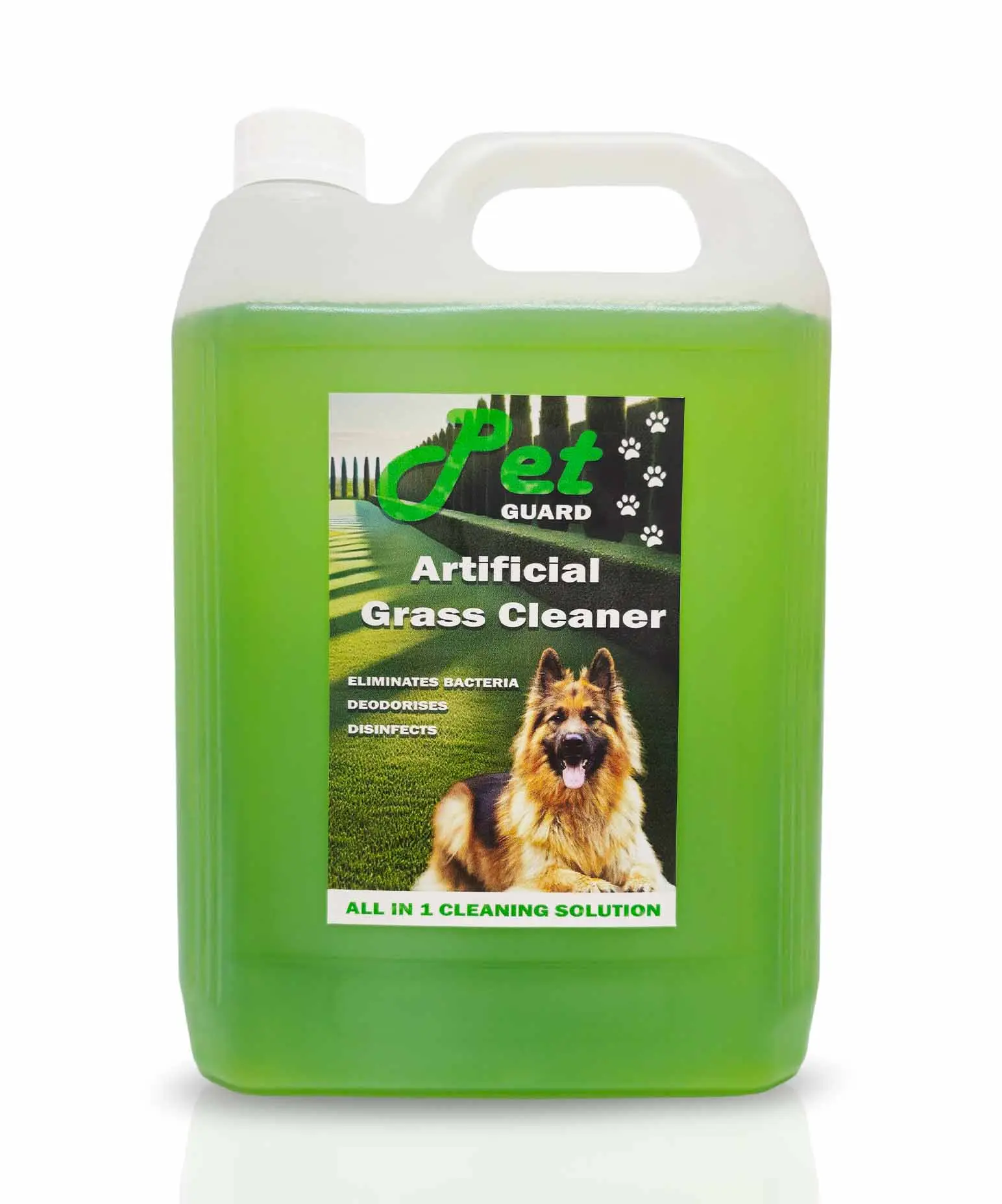 Pet Guard All-in-1 Artificial Grass Cleaner 5L - Eliminates Bacteria, Deodorizes, and Disinfects