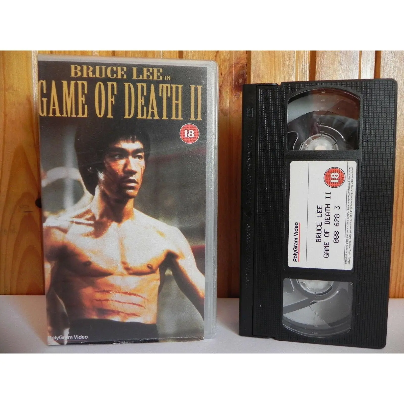 Game Of Death 2 - PolyGram - Martial Arts - Bruce Lee/Tong Lung - Pal VHS