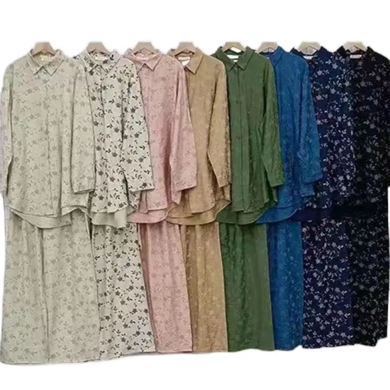 Women's Floral Print Co-Ord Set - Casual and Comfortable - Womenswear